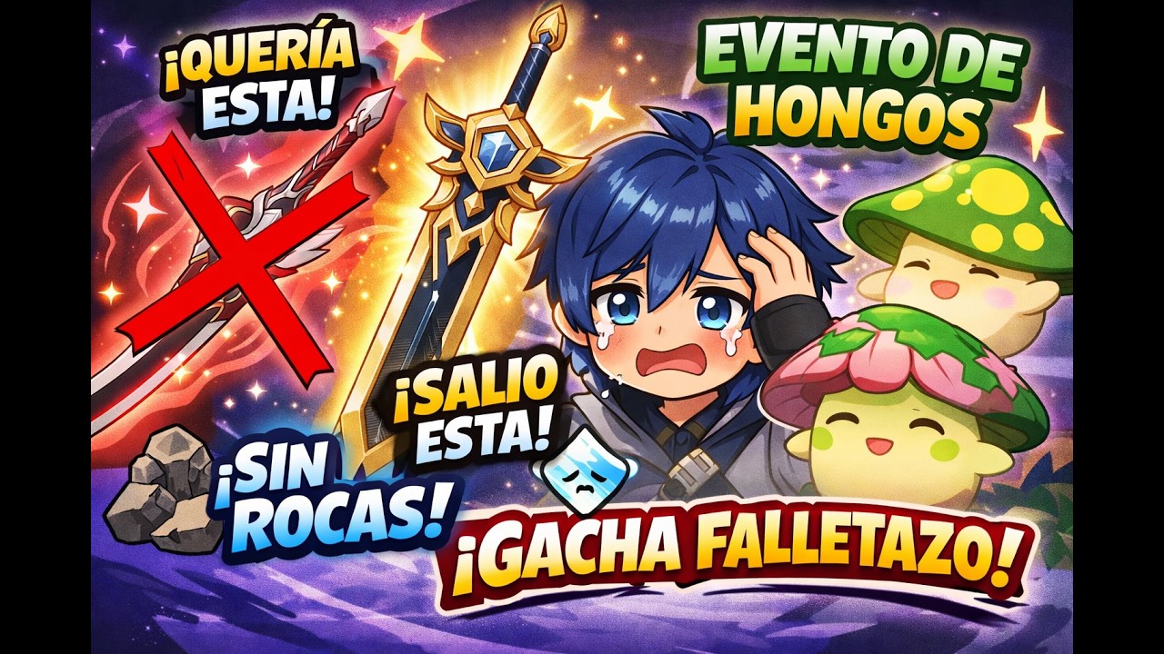 ¡Gacha TROLL! ? Buscando el arma de Skirk y salió la equivocada + Evento de Hongos ?GIViVo 20260317