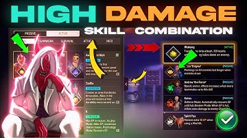 HIGH DAMAGE SKILL COMBINATION | Best Character Skill For CS Rank | BR Rank Best Character Skill