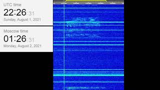 The Buzzer/UVB-76(4625Khz) August 1, 2021 22:26UTC Test count (transmitted by pirate)