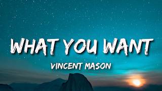Vincent Mason - What You Want (Lyrics) | Ain’t that what you want baby