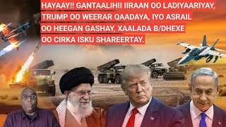 Download Lagu SUBAX: HAYAAY!! GANTAALIHII IRAN OO LADIYAARIYAY, TRUMP OO WEERAR QAADAYA,IYO ASRAIL OOHEEGAN GASHAY MP3
