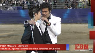 PABLO MONTERO presenta por primera vez a su hijo en público durante un concierto | Pico Rivera