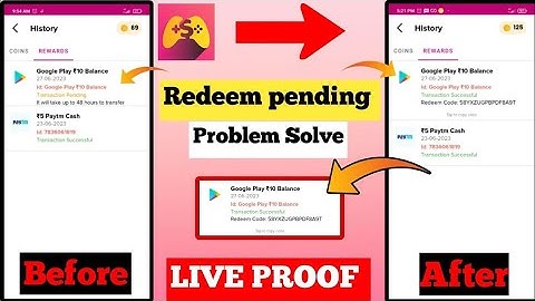 mRewards app redeem pending problem solved 2024 | mRewards app pending problem solve live
