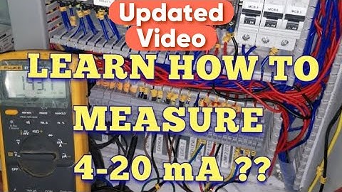 How to measure 4-20 mA Signal using multimeter|explained step by step