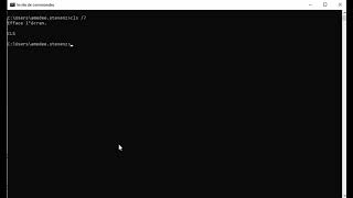 Commande CMD   Lettre C CLS