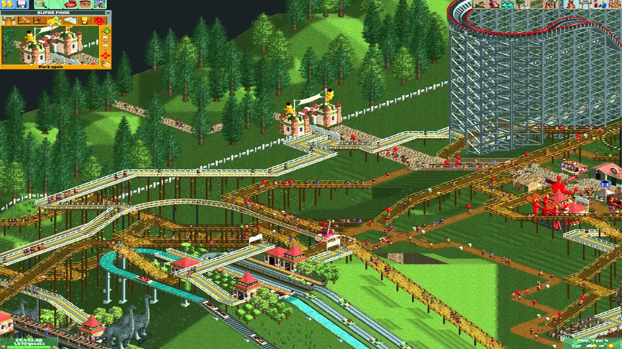 How To Change Park Name Roller Coaster Tycoon 2 YouTube
