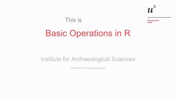 Basic Operations in R