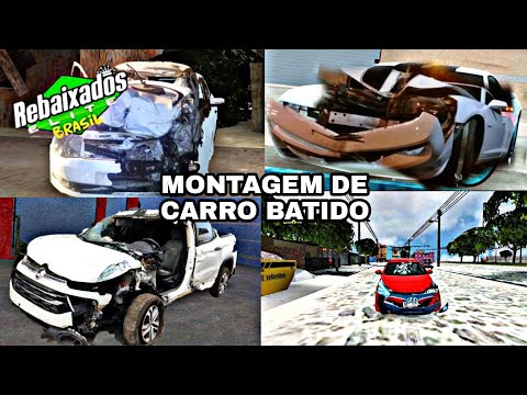 Rebaixados Elite Brasil - TOP 5 CARROS BATIDOS NO JOGO 😱 