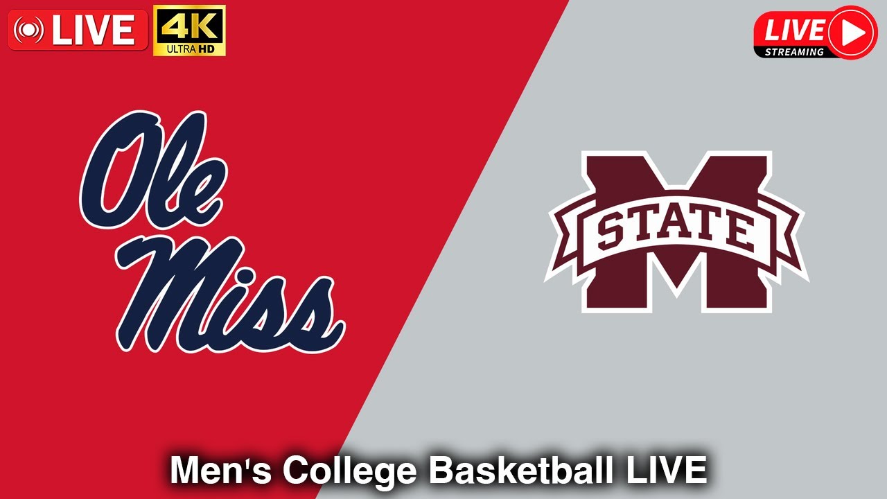 Ole Miss vs Mississippi State LIVE | Men's College Basketball 17-1-2026
