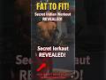 FAT TO FIT 💪 Secret Indian Workout Revealed | Desi Transformation #shorts