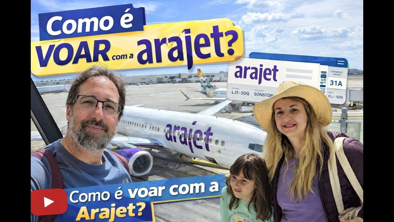 Vale a pena voar com a ARAJET? Minha experiência real (São Paulo - Punta Cana)