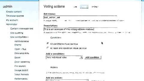 Voting Actions