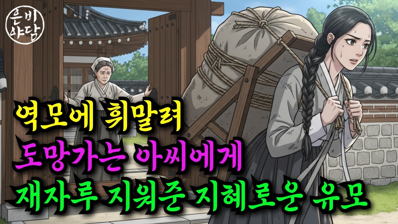 역모에 휘말려 도망가는 아씨에게 재자루 지워준 지혜로운 유모 
