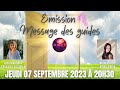 Message des guides sur les sens ciel tv le 7 septembre 2023 avec aline selva