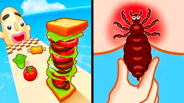 Help Me Tricky Story vs Sandwich Runner - All Levels Gameplay (Android,iOS) Part 40