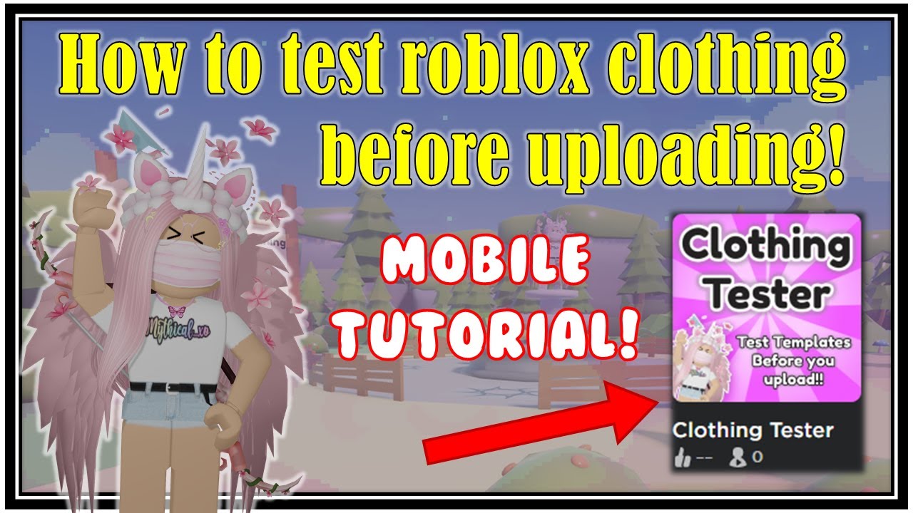 How To Preview Your Clothing Before Uploading Them!, Roblox