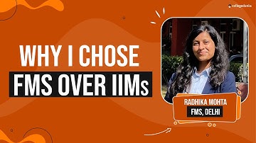 FMS Delhi vs IIMs | Student review of FMS | Ft. Radhika