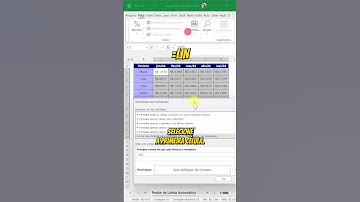 SURPREENDA com esta DICA INCRÍVEL: Realce as LINHAS conforme passa o MOUSE no EXCEL! #excel #dicas