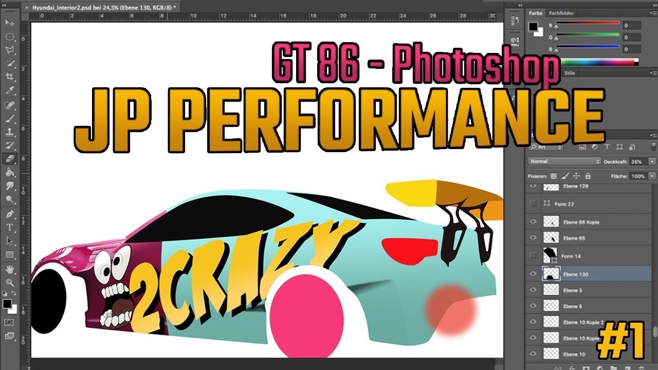 JP Performance GT86 | Photoshop Wallpaper Part1