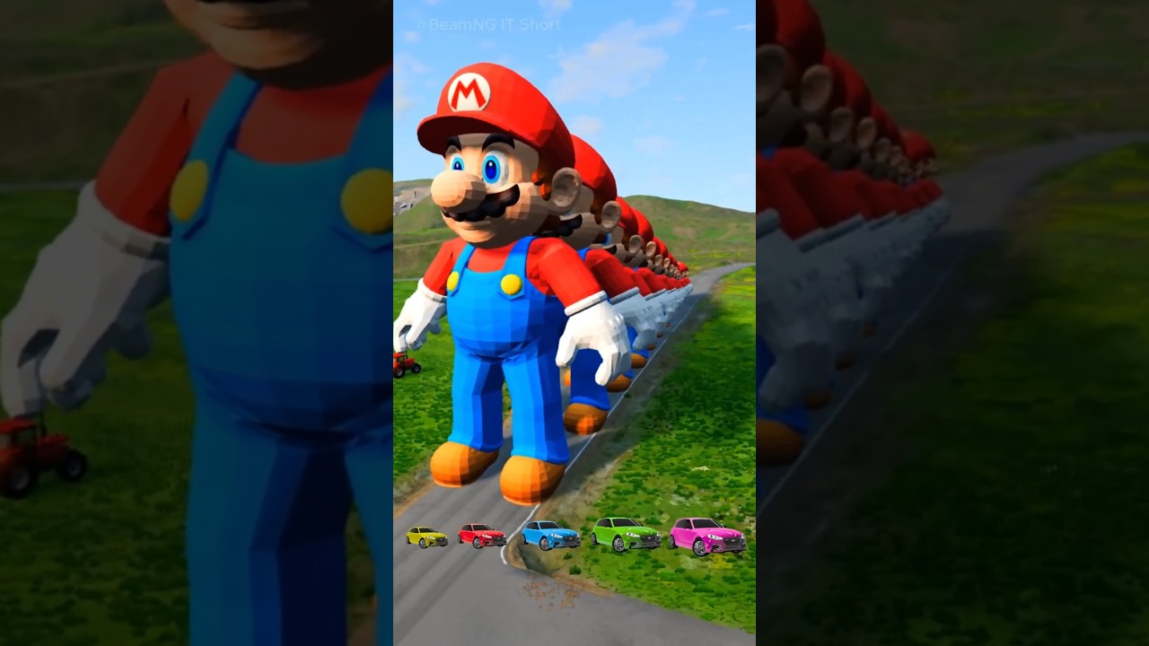 mario vs big car vs bombardiro crocodilo vs tank? which car will win?  