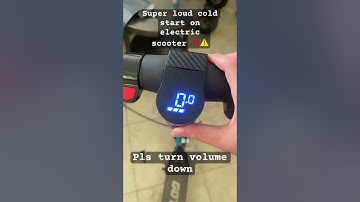 Super loud cold start on GOTRAX G2 plus electric scooter