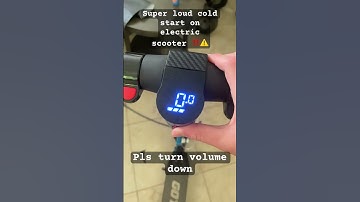 Super loud cold start on GOTRAX G2 plus electric scooter