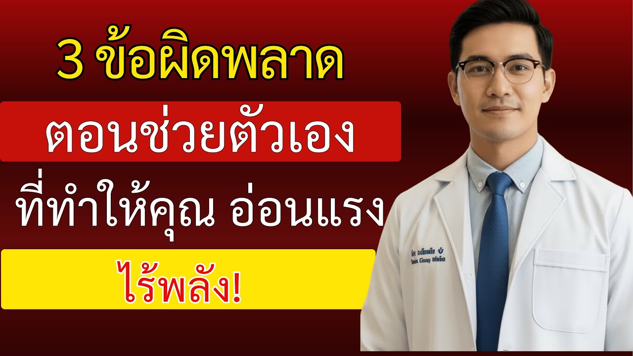 ช่วยตัวเองมีประโยชน์ แต่ 3 ข้อผิดพลาดนี้ทำให้คุณอ่อนแรง | หมออธิบาย