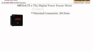 SELEC MP214 DIGITAL POWER FACTOR METER