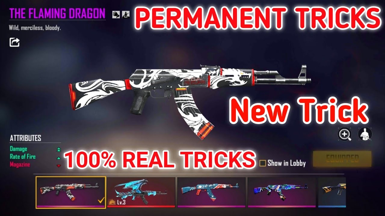 How To Get Dragon AK Permanent Only 1 Crate | Dragon AK Permanent Trick In Free Fire | Jay Gamer