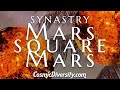 SYNASTRY Mars square Mars