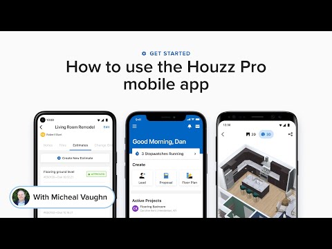 How to Use the Houzz Pro Mobile App