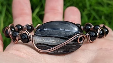 Wire Wrapped Bracelet Tutorial with Beads