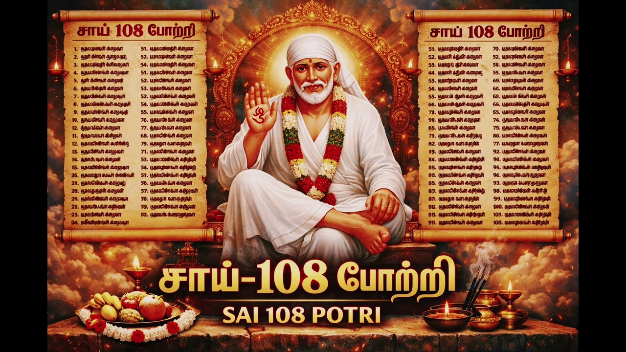  சீரடி சாய்பாபாவின் 108 போற்றி