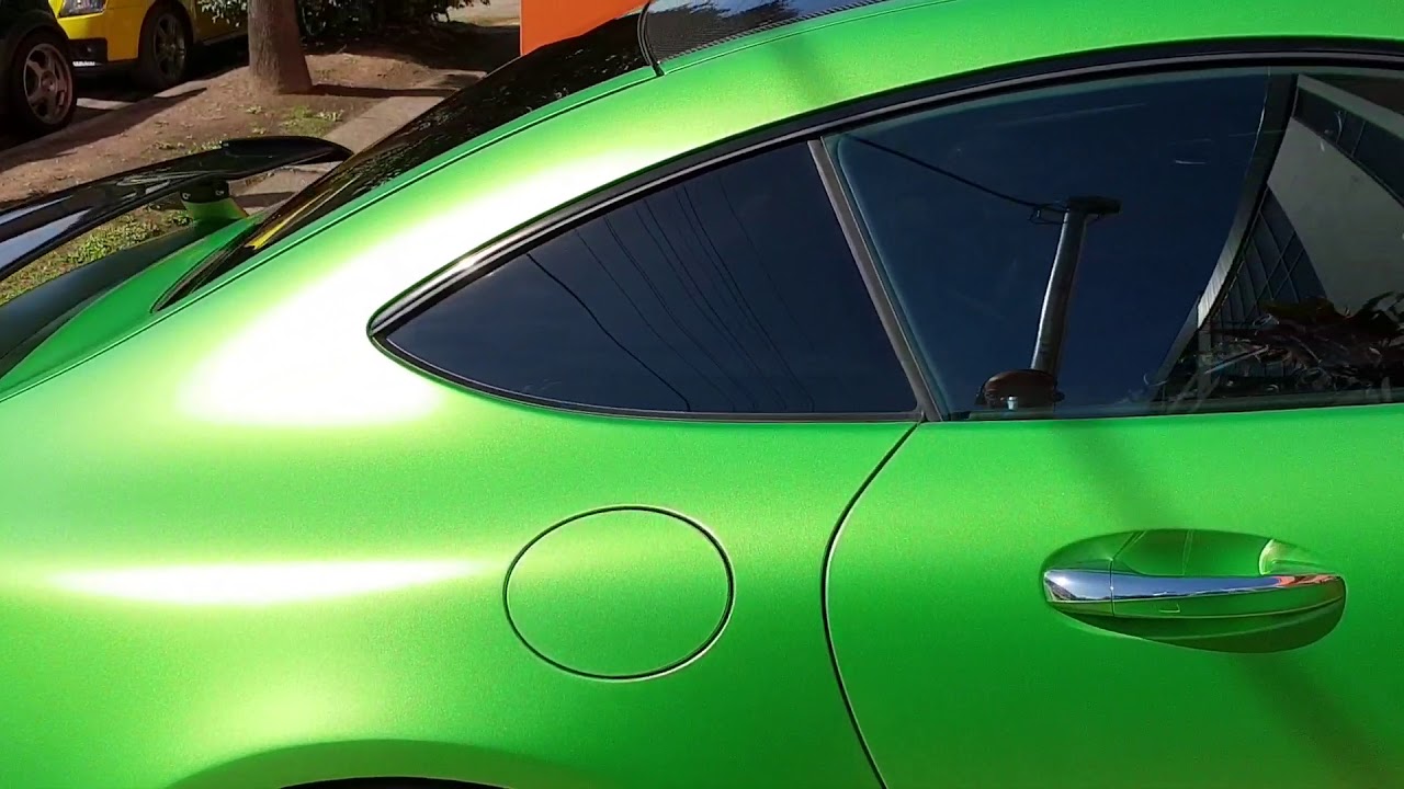 Full wrap on this amazing Mercedes GTR.