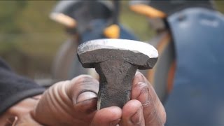 Forging A Hardy Hole Cut Off Tool From a Bolt