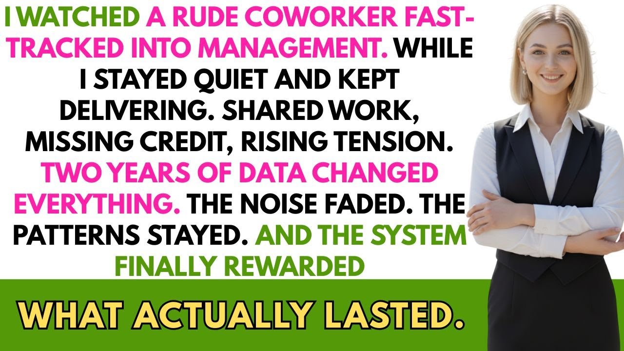 My Promotion Was Ignored While a Toxic Coworker Played the Game—Until Data Exposed Her