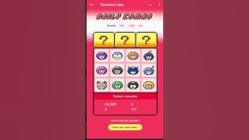 Tomarket daily combo 31 October