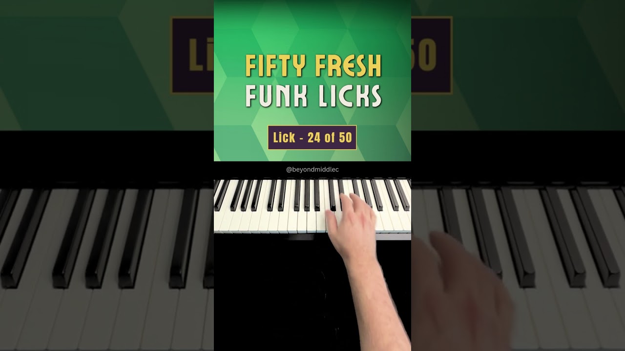 Add a Diminished Sound your Keyboard Solos! 🎹 Funk Lick #24 #shorts #pianoimprovisation #funk