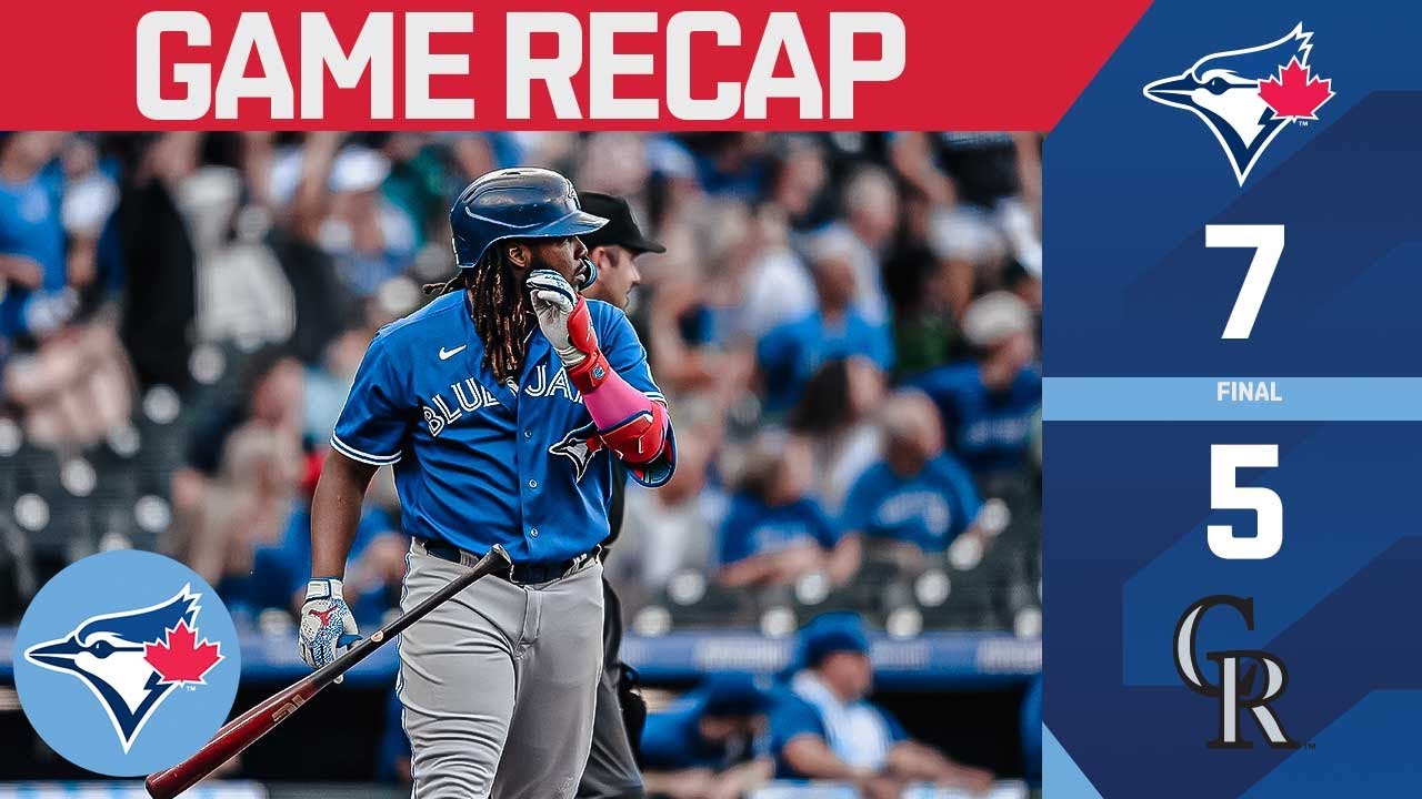 Blue Jays win hard-fought series in Colorado! 