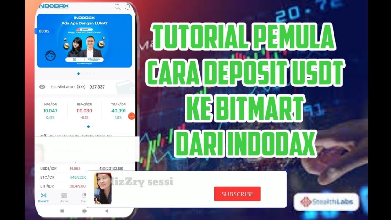 TUTORIAL PEMULA CARA DEPOSIT USDT KE BITMART DARI INDODAX - YouTube
