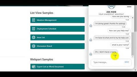 SPFx QnA Bot using SharePoint Framework Extensions