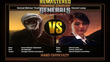 Salvage General Challenge 1 (VS Special Weapons) | Hard | C&C Generals Shockwave Remastered