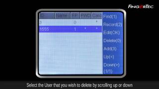 TA500 - Delete User
