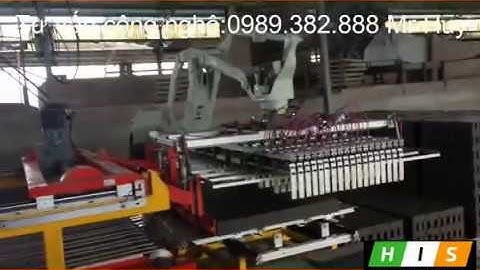 Những điều cần lưu ý khi vận hành hệ thống robot xếp gạch mộc tuynel
