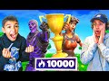 13 Year Old Plays Fortnite Arena Duos With Older Brother For 24 Hours!