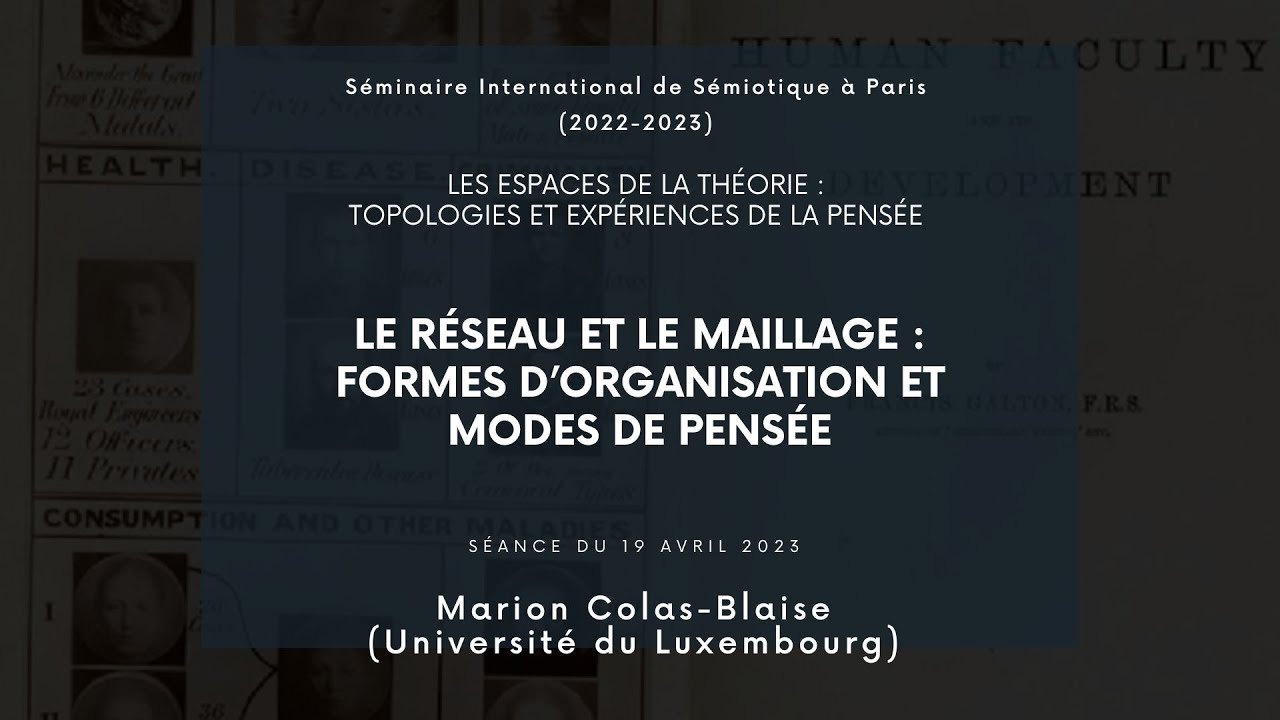 Marion Colas-Blaise (Un. du Luxembourg) — Séminaire International de Sémiotique à Paris (19/04/2023)