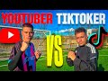 Youtuber de futbol vs tiktoker de ftbol quien ganar