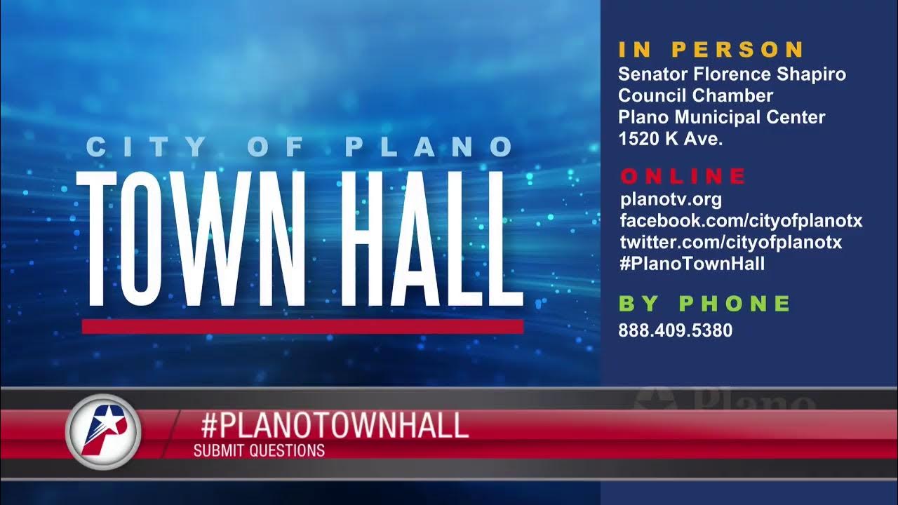 Plano Town Hall on the Bond Referendum April 22, 2021 YouTube