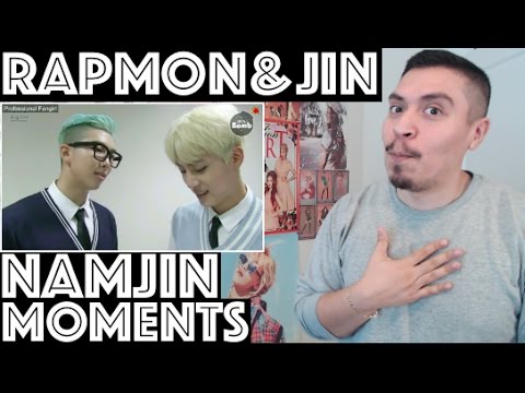 Bts Namjin (Rap Monster/Namjoon & Jin) Moments Reaction - Youtube