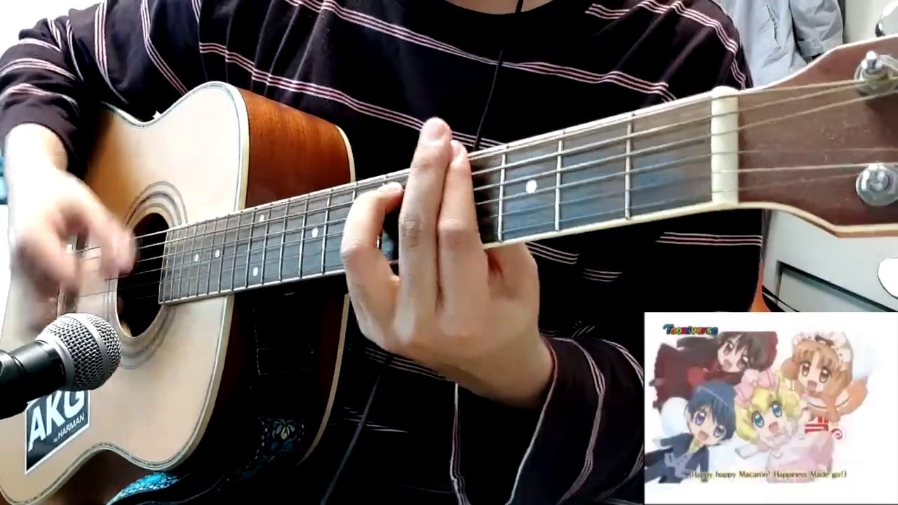 꿈빛 파티시엘 오프닝 (acoustic guitar cover) YouTube